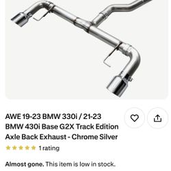 BMW 19-23 Cat Back Exhaust Track Edition 
