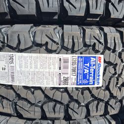 LT 265/70/17 Bfgoodrich All Terrain 10ply Ko2
