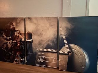 Cinema Canvas Art Set