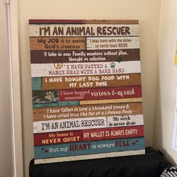 Wall Hanging. Dog Rescue
