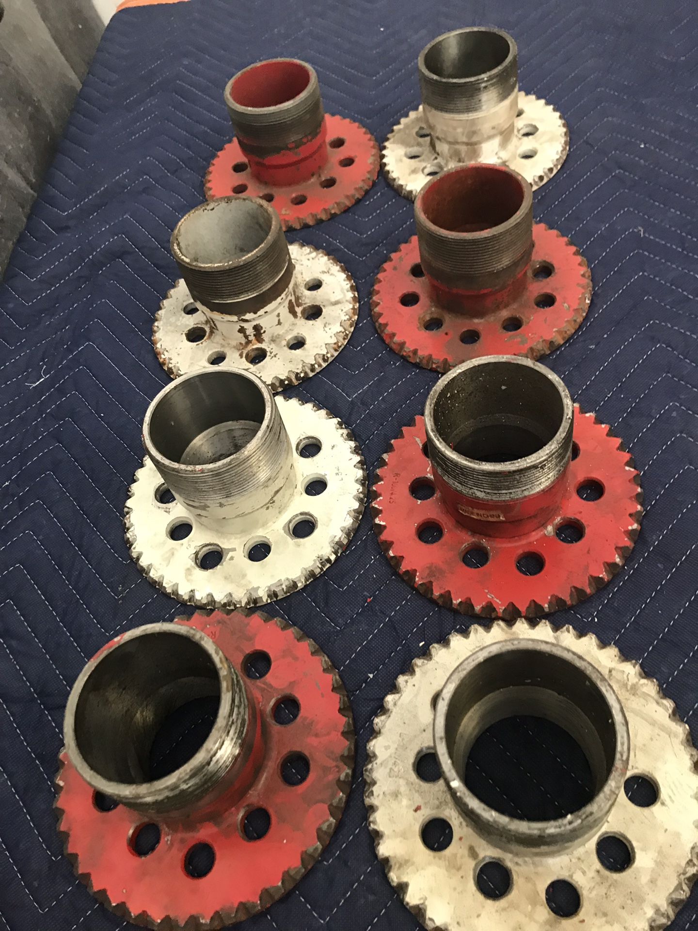 Lowrider knock off wire wheel adapters