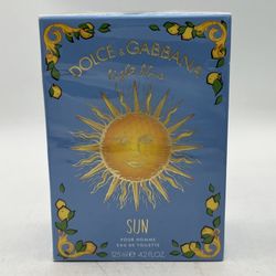 Dolce & Gabbana Light Blue Sun EDT 4.2 Fl oz New Sealed Authentic *2019 Formula*