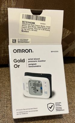 Brand New Gold Wireless Wrist Blood Pressure Monitor.  Model : BP4350 Bought on Amazon  for $75.