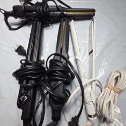 Planchas de pelo funcionan muy bien en excelente condiciones $8 cada uno