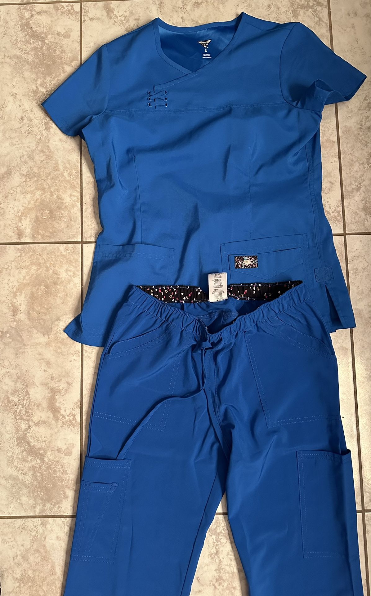 Woman’s Blue Scrub Set 