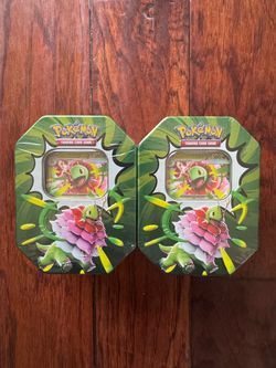Pokemon TCG Asceneded Heroes Tin Mega Meganium - 2x