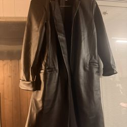 Black Faux Leather Jacket