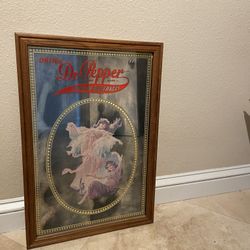 Vintage Drink Dr. Pepper King of Beverages Mirror 