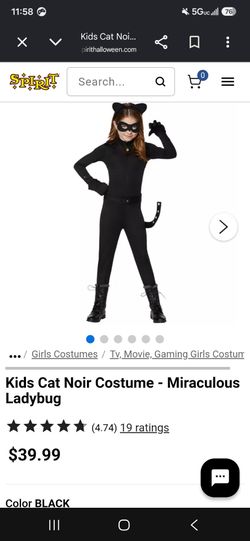 Kids Cat Noir Costume – Miraculous Ladybug
