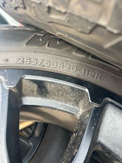 Toyota tundra tires 265/60r20 112h set of 4