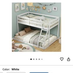 Low Bunk Bed Twin Over Full