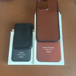 iPhone 14 Pro Max Original Leather  Case And Wallet