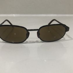 Giorgio Armani Men Sunglasses 669 color Brown 952 Etched GA Made In Italy 135mm 