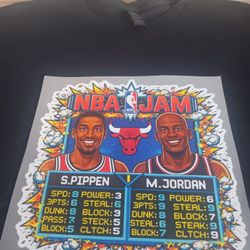 Nba Jam Jordan T Shirt Size XL 