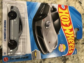 Hot Wheels 2026 Porsche 911 Carrera T 15/250 Factory Fresh Gray New Mod