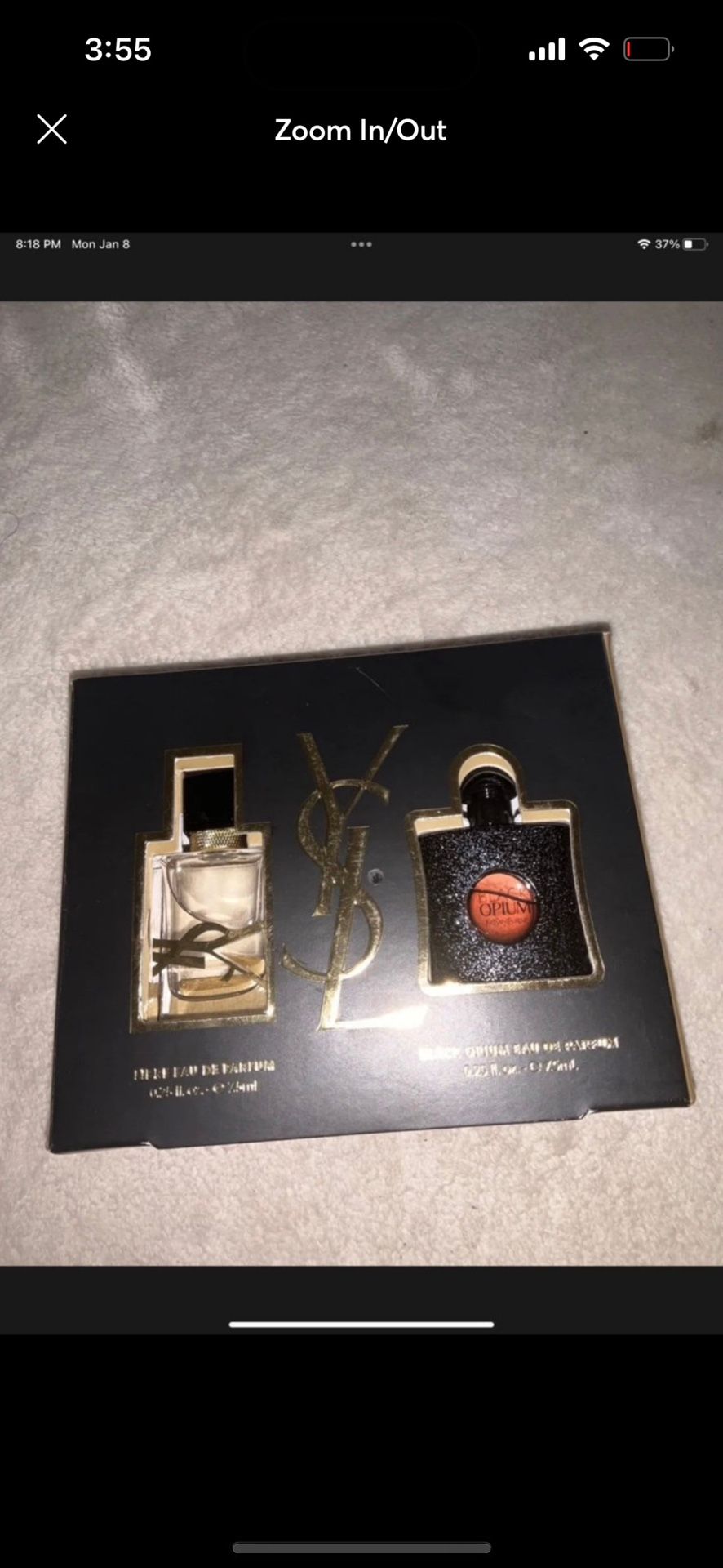 YSL Mini BLACK OPIUM & LIBRE Eau de Parfum SET ~ 2x Travel MINIS ~ 0.25oz/ 7.5mL