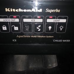 KITCHEN AIDE STAINLESS STEEL REFRIGERATOR