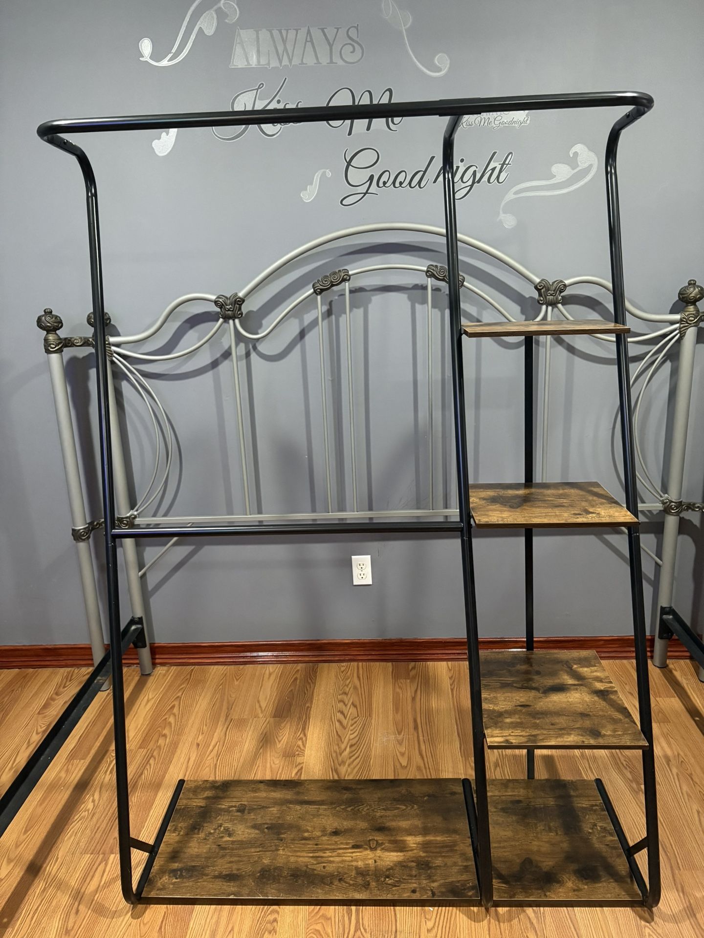 Clothes Rack With Shelves