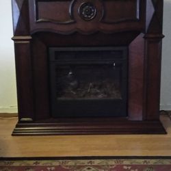 Fireplace heater and tv stand