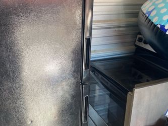 Stove and fridge