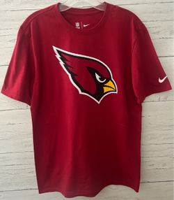Nike Arizona Cardinals Shirt Men’s Medium Red NFL Logo Tee Athletic Cut