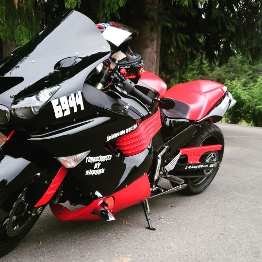 Turbo Kawasaki zx14 drag bike