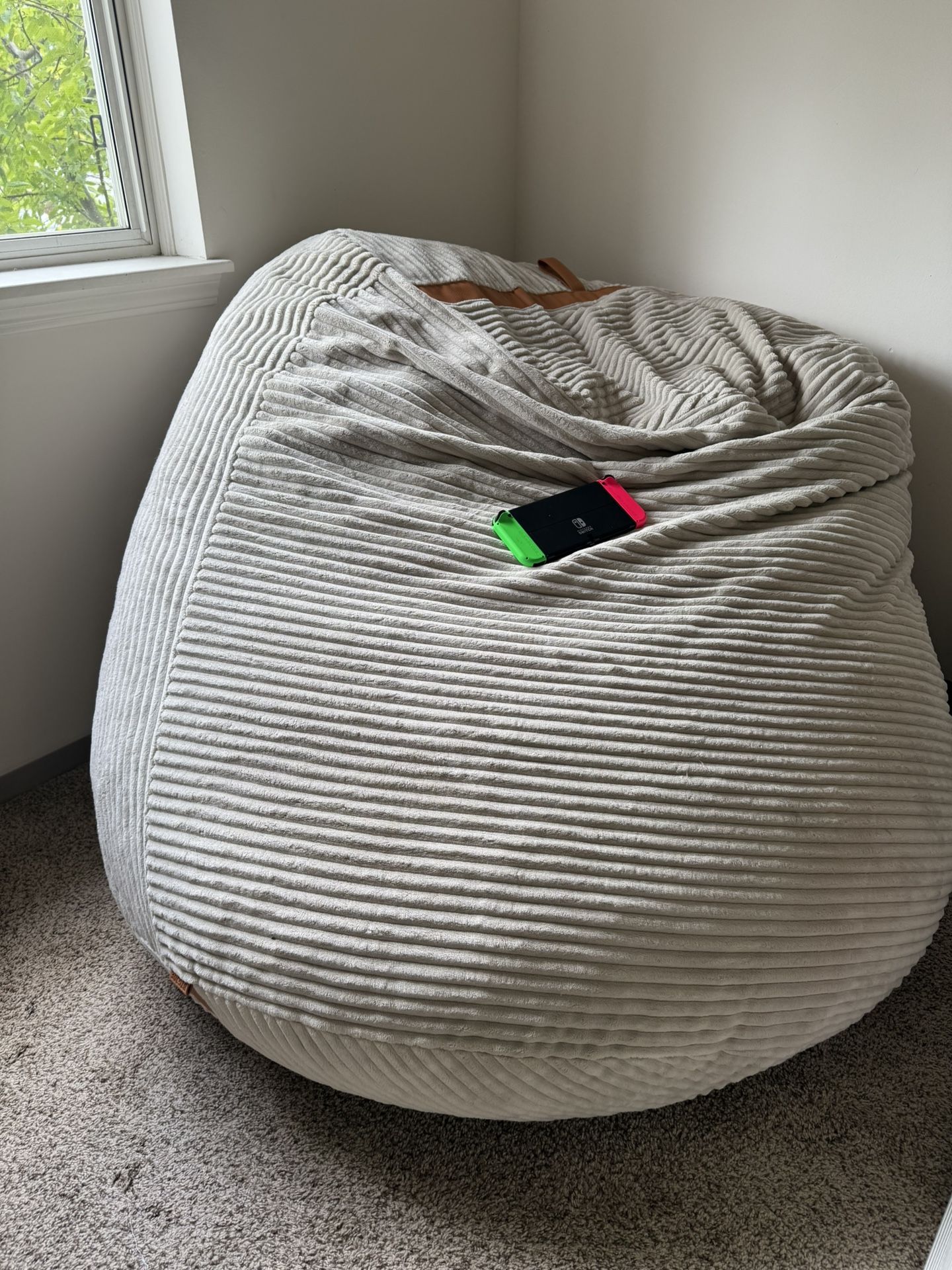 Big Joe® Fuf® XL 5ft Foam Beanbag w/ Removable Cover