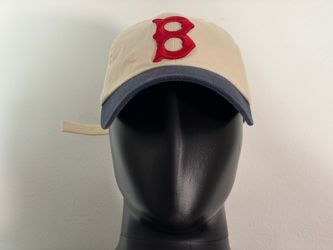 Boston Red Sox - 47 Brand Cleanup MLB Cooperstown - Baseball Dad Hat (White, Beige, Blue / OSFA)