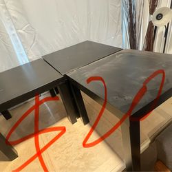 Black Side Table
