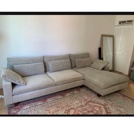 West Elm Sectional sofa