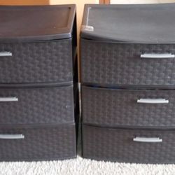 Sterilite 3 Drawer Storage Containers
