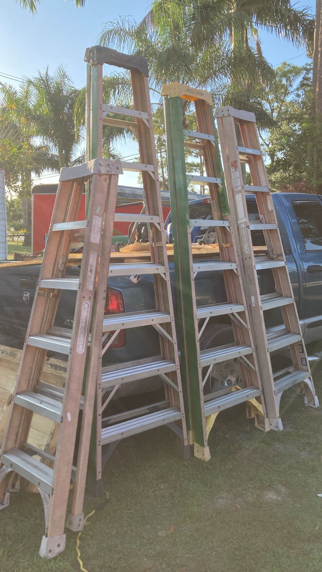 8ft And 6ft Werner And Louisville Ladders