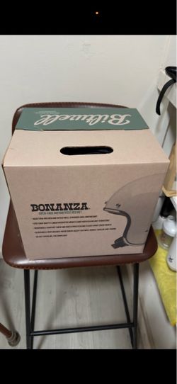 Biltwell Bonanza Classic Open-Face Motorcycle Helmet – NEW – Size M