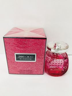 100 % authentic JIMMY CHOO BLOSSOM PERFUME FOR WOMEN 3.4OZ (100ML). ORIGINAL BRAND NEW IN THE BOX