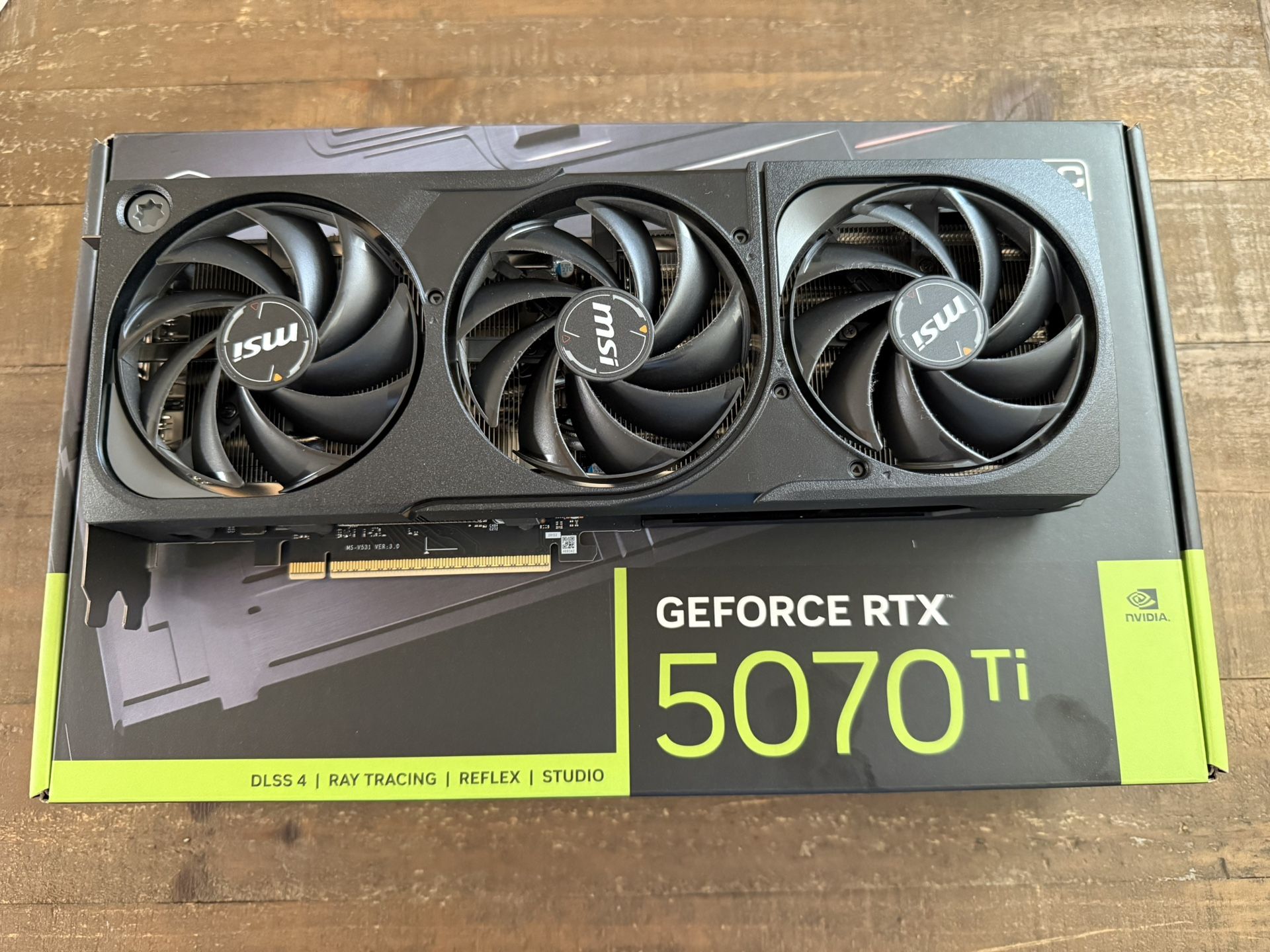 Nvidia RTX 5070ti MSI Shadow 16GB Graphics Card