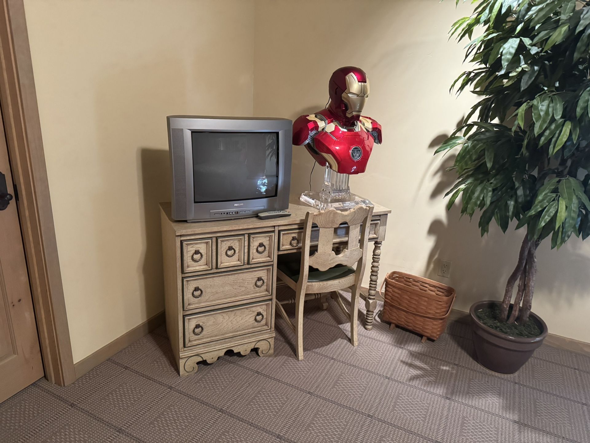 Antique Desk And Matching Chair
