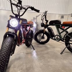 750 Watt Dual Battery Electric Ebike, 26ah Total Amp Batteries (Removable), 80 Mile Distance(short Seat)