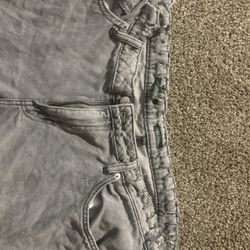 👖 Custom Women’s Gray Jeans – Size 16 – Barely Worn & One-of-a-Kind ✨