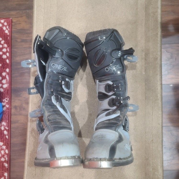 O'Neal Element Riding Boots Grey Size 9