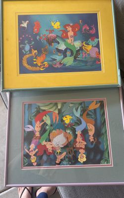 Little Mermaid Lithograph