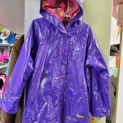 Girl Rain Jacket Size 6