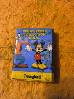 Amazing Early 2000s Walt Disney penny collection with book Will not separate 23 in total.