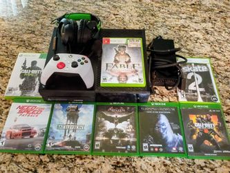 Xbox One system complete with games and headset