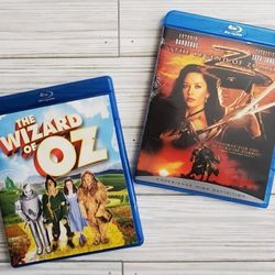 The Legend of Zorro + The Wizard of Oz  Blu-ray Action Adventure Musical Family Movie