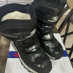 Boys Winter Waterproof Snow Boots, Slip Resistant Cold Weather Shoes