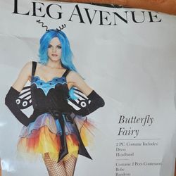 Haloween Costume Butterfly Fairy 2pc.