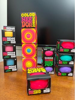 Authentic Needoh's, Squishy's, Squeezy's, SmushMart's