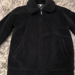 Windsor Black Fluffy Jacket, S