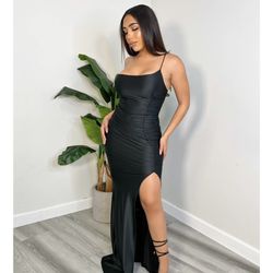 BRAND NEW Laura’s Boutique Black Maxi Dress M
