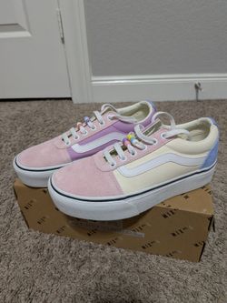 Vans Old Skool Pastel Suede Low-Top Sneakers, Women, Size 7